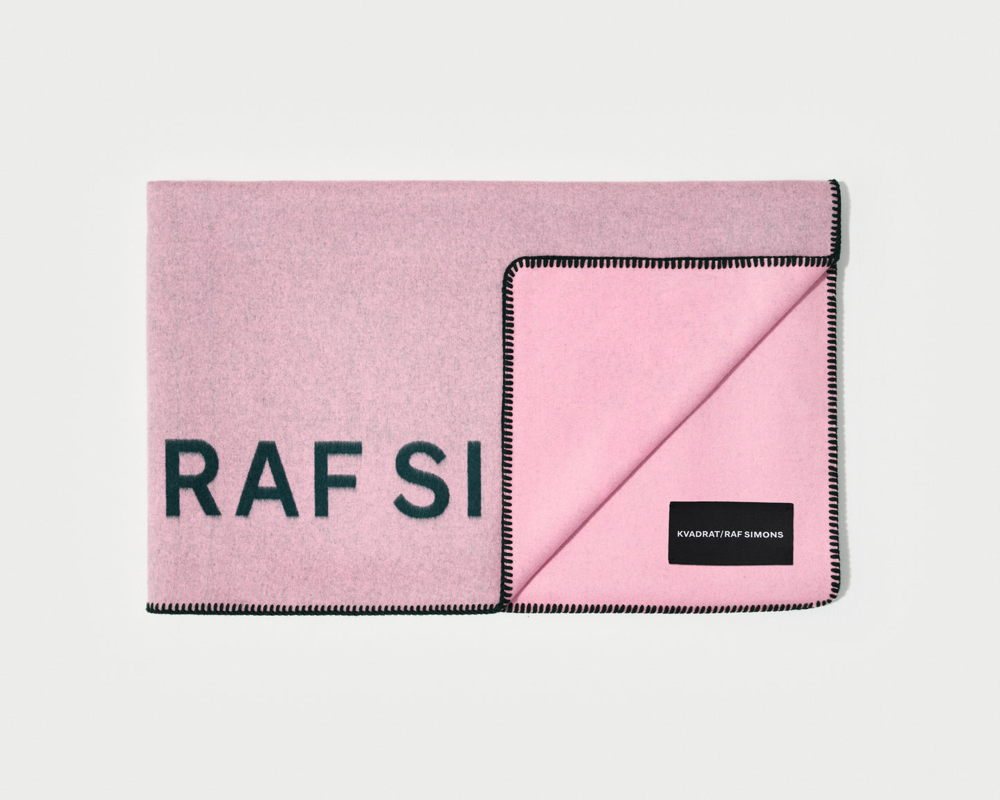 kvadrat raf simons pink cashmere throw  