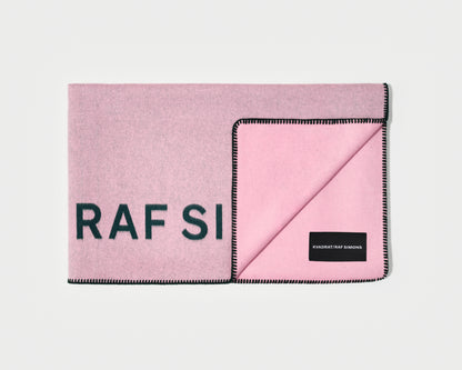 kvadrat raf simons pink cashmere throw  