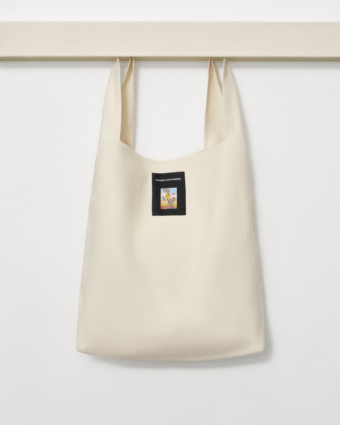 kvadrat raf simons vidar shopping bag off white