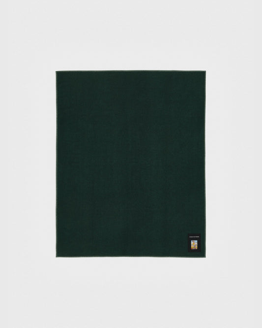 Lambswool Throw | Dark Green