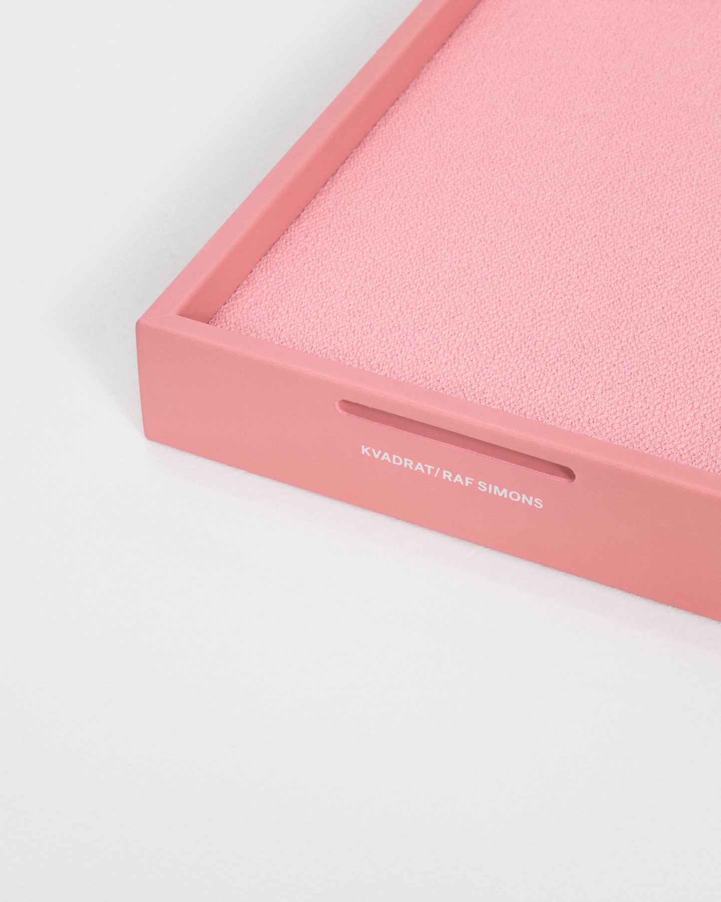 Leather Mirror Tray | Pink