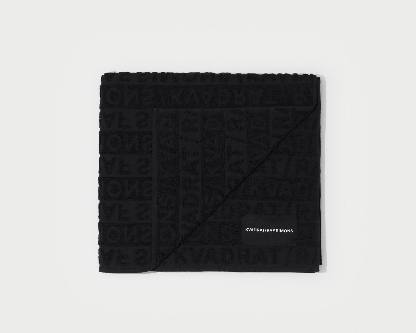 kvadrat raf simons beach towel black