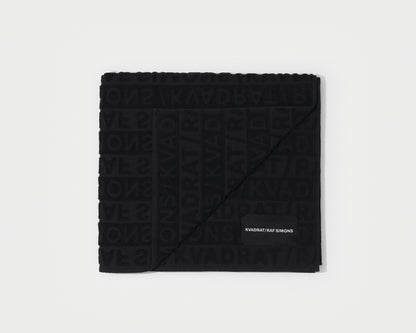 kvadrat raf simons beach towel black