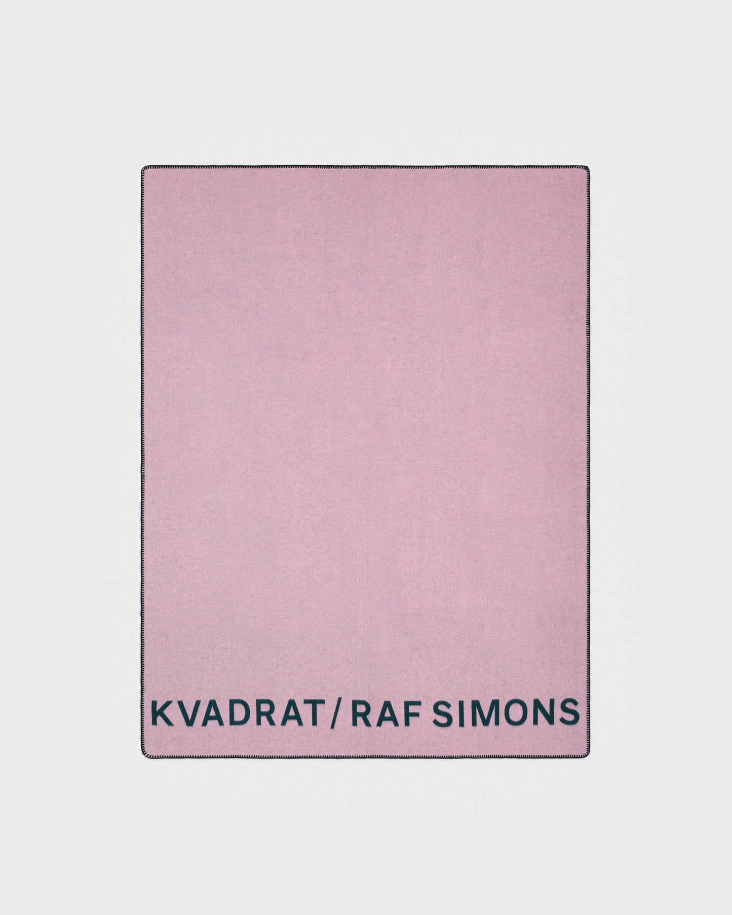 kvadrat raf simons double face wool throw pink