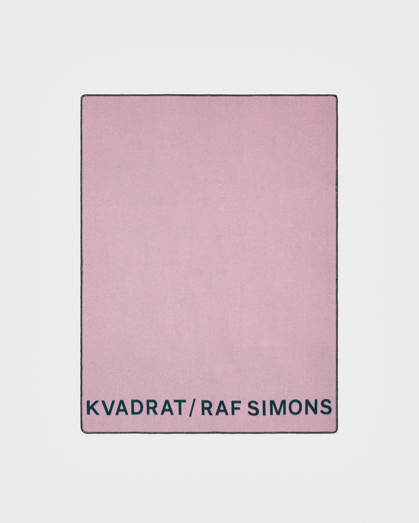 kvadrat raf simons double face wool throw pink
