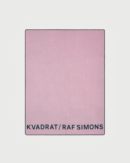 kvadrat raf simons double face wool throw pink