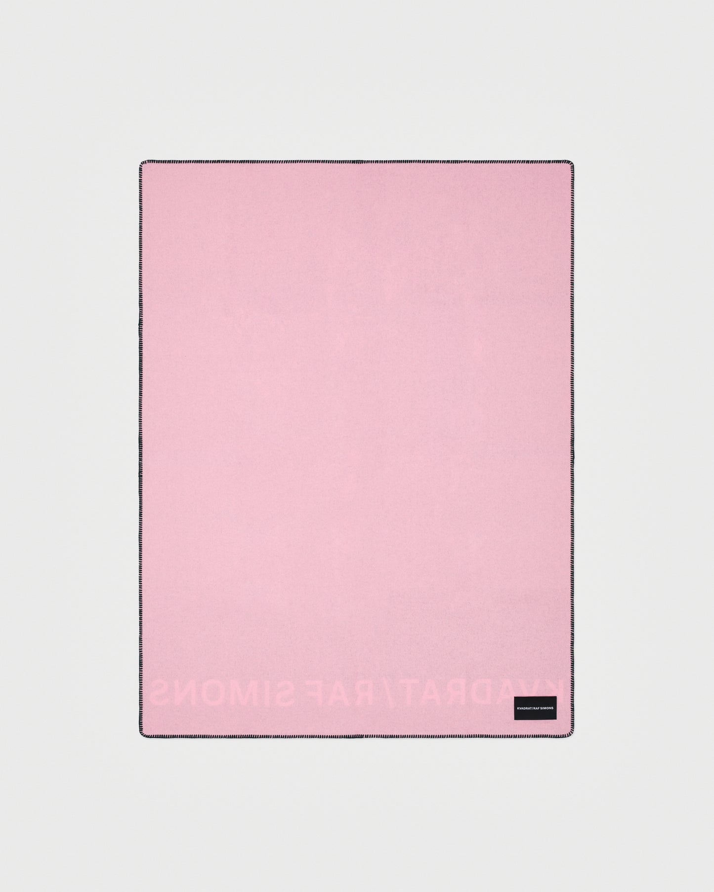 kvadrat raf simons double face wool throw pink